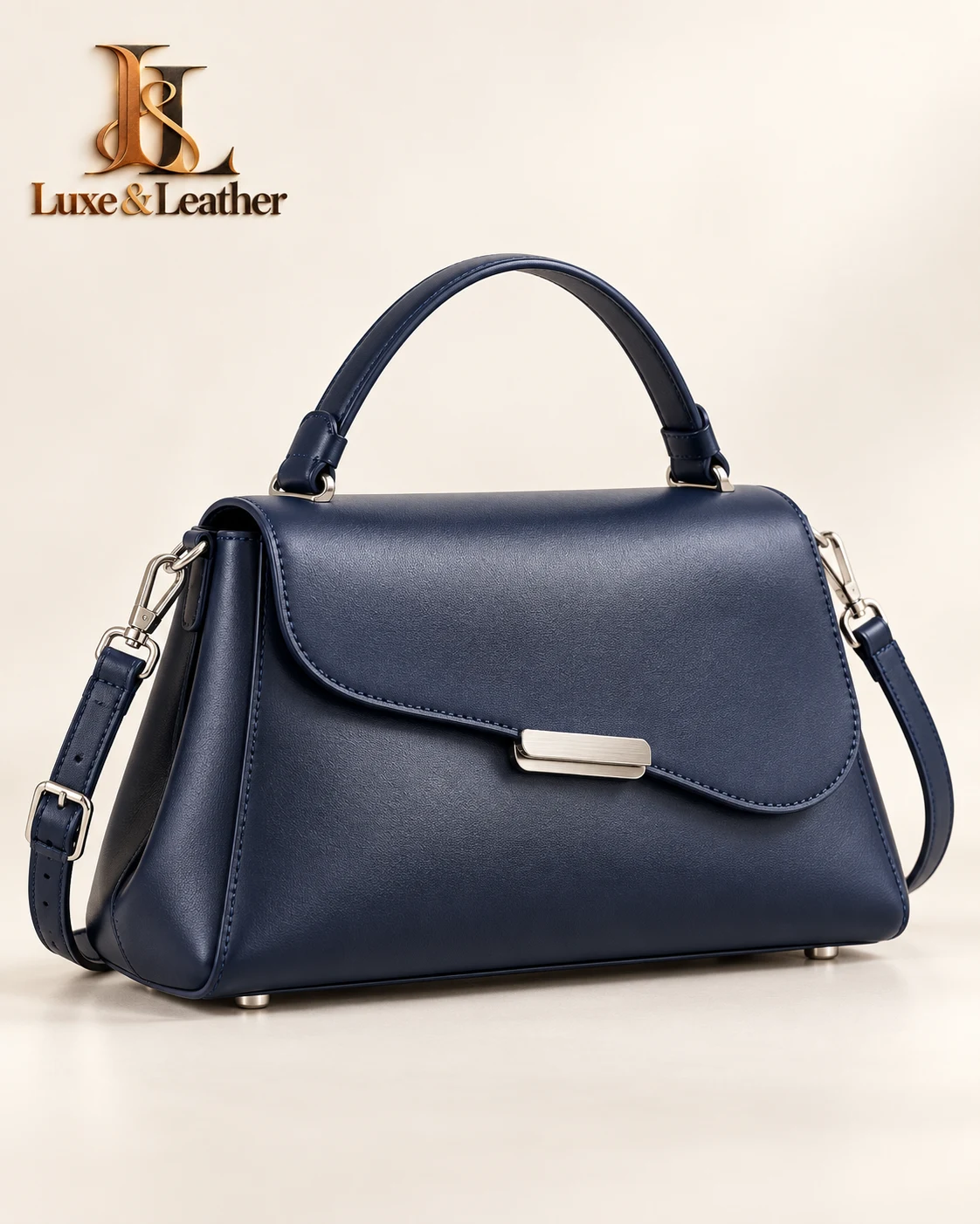 Midnight Blue Handbag design illustration